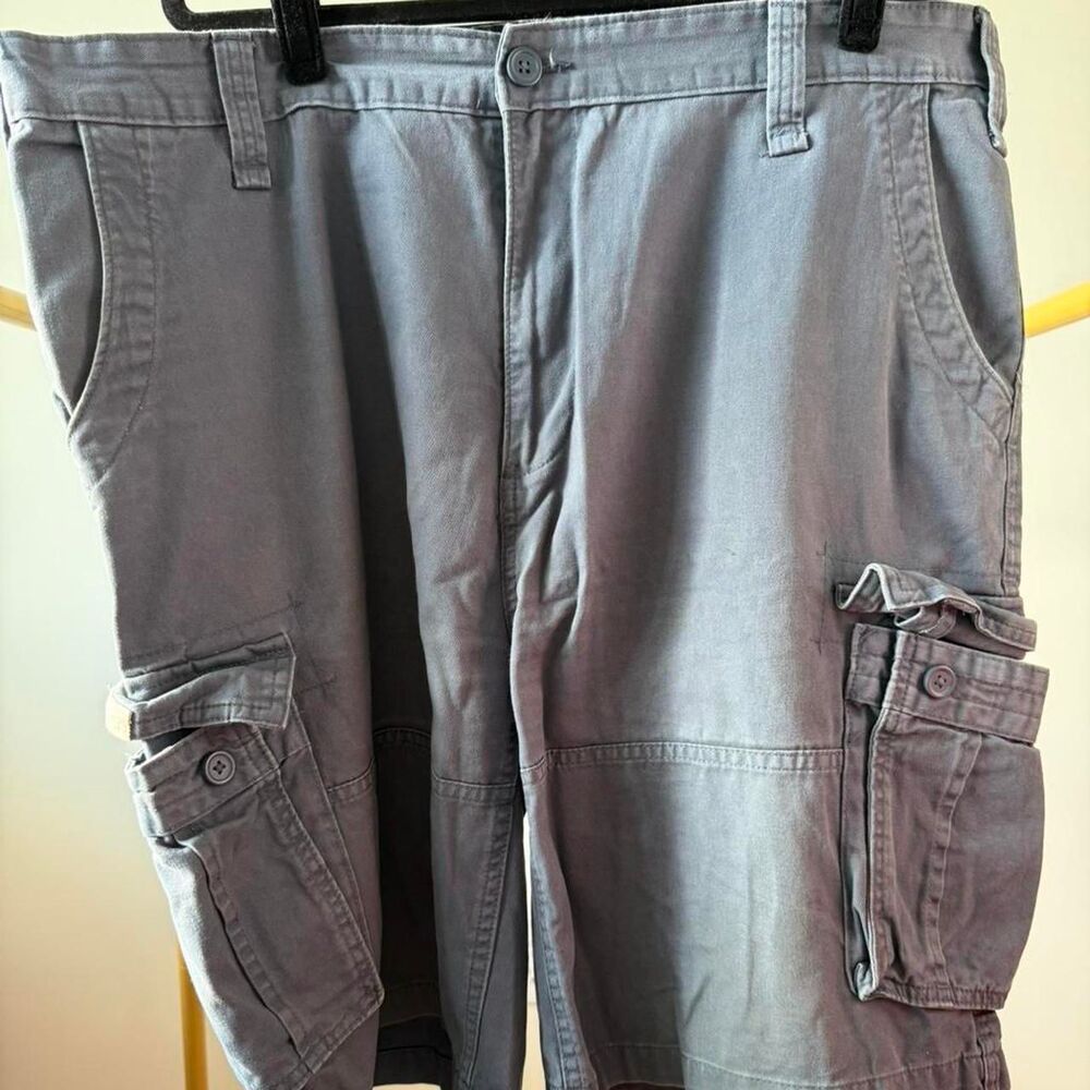 Nautica Men's Grey and Blue Shorts